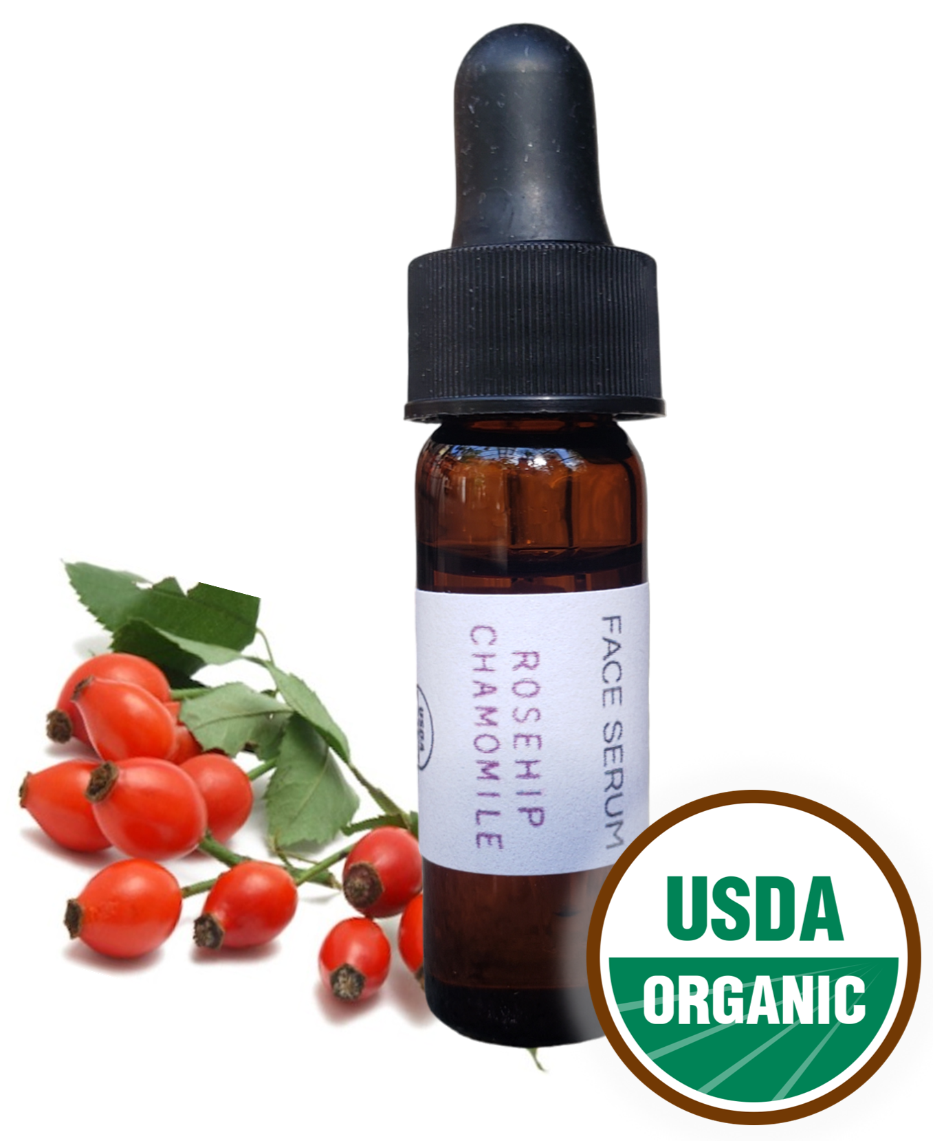 Made Simple Skin Care Face Serum certified organic - Rosehip Chamomile2