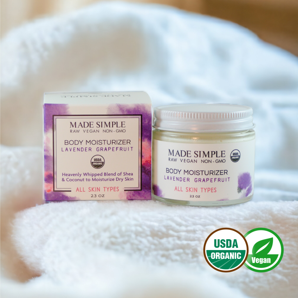 Certified Organic Vegan Moisturizers - All Skin Types