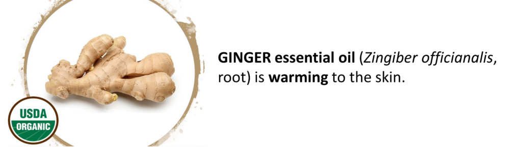 Made Simple Skin Care certified organic vegan ginger essential oil