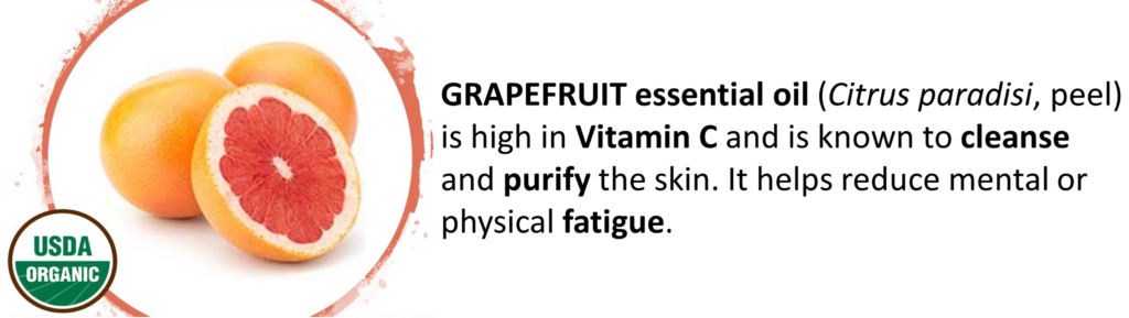 Made Simple Skin Care certified organic vegan grapefruit essential oil