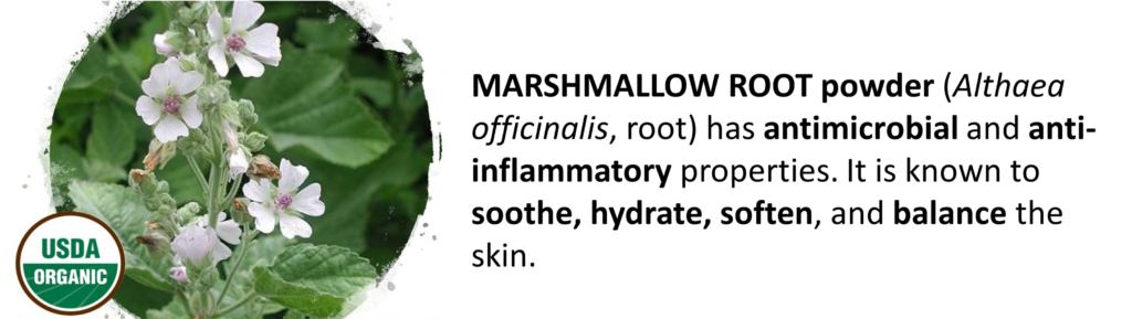 Made Simple Skin Care certified organic vegan marshmallow root powder