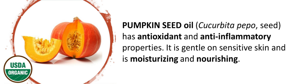 Made Simple Skin Care certified organic vegan pumpkin seed oil