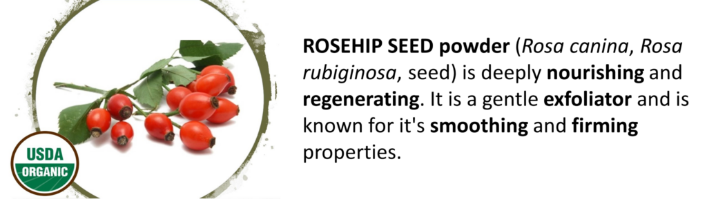 Made Simple Skin Care certified organic vegan rosehip seed powder